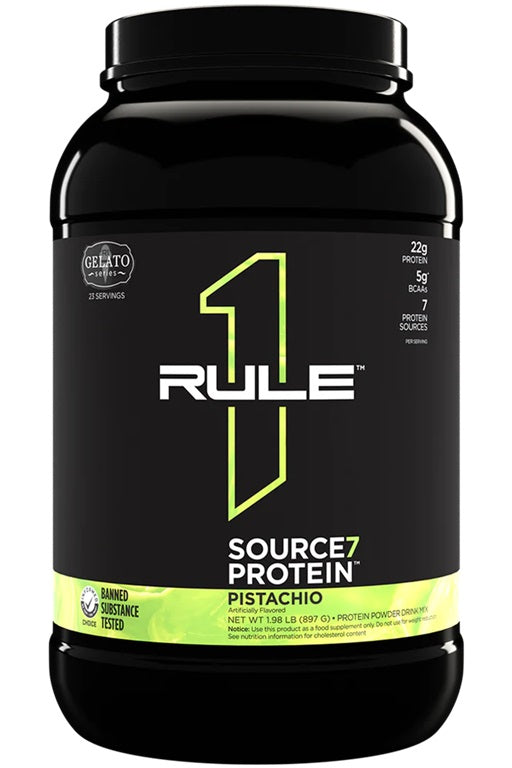 Rule One Source7 Protein, Pistachio Gelato - 897 gramų