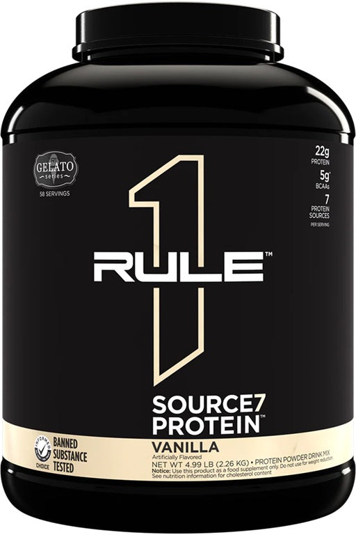 Rule One Source7 Protein, Vanilla Gelato - 2260 gramų