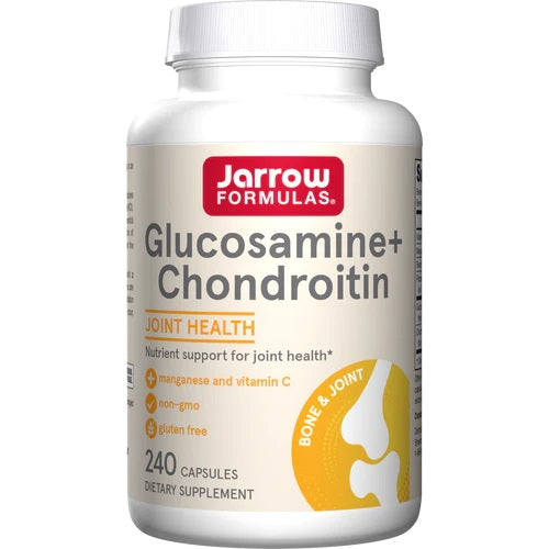 Jarrow Formulas Glucosamine + Chondroitin - 240 kapsulių, sanarių maisto papildas