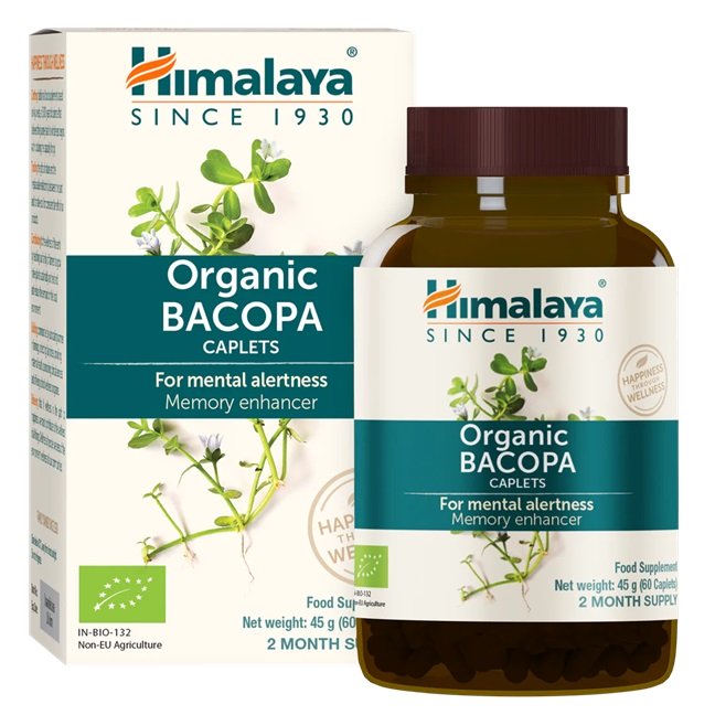 Himalaya Bacopa - 60 caplets (EAN 605069403016)