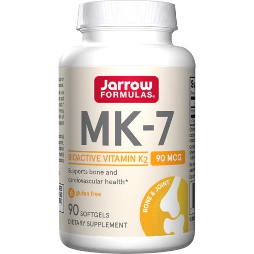 Jarrow Formulas MK-7, 90mcg, maisto papildas kapsulės