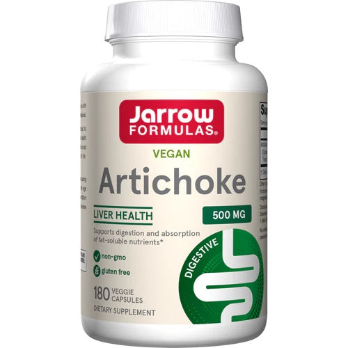 Jarrow Formulas Artichoke, 500mg - 180 kapsulių sveikatos papildas