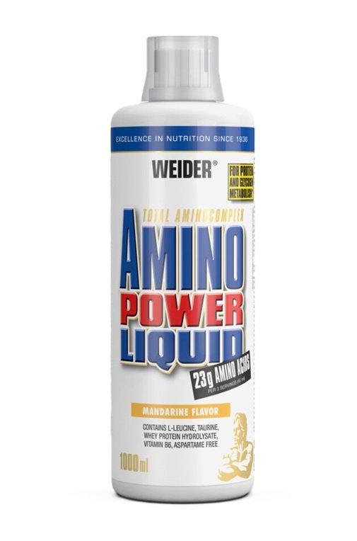 Weider Amino Power Liquid mandarinų skystas papildas 1000 ml