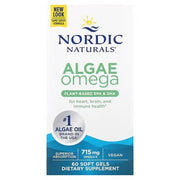 Nordic Naturals Algae Omega, 715mg Omega 3, maisto papildas
