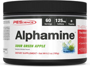 PEScience Alphamine, Sour Green Apple - 180 g maisto papildas