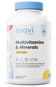 Maisto papildas Osavi Multivitamins & Minerals One Daily - 180 kapsulių