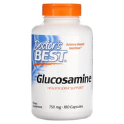 Doctor's Best gliukozamino sulfatas, 750mg, 180 kapsulių
