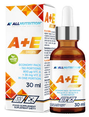 Allnutrition A+E lašai, 30 ml, maisto papildas