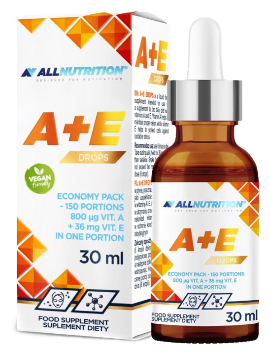 Allnutrition A+E lašai, 30 ml, maisto papildas