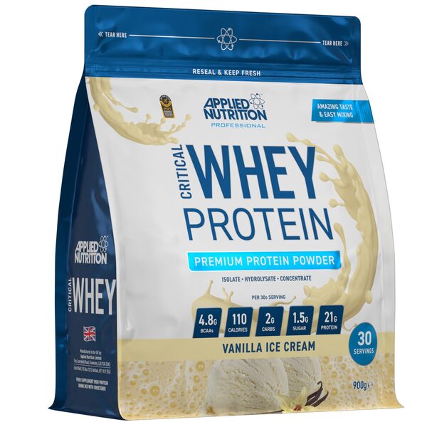 Applied Nutrition Critical Whey, Vanilės ledų skonio baltymų milteliai