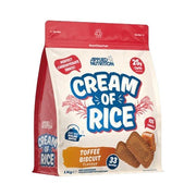 Maisto papildas Cream of Rice, Toffee Biscuit skonių, 1000 g