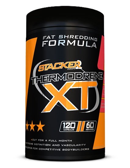 Stacker2 Europe Thermodrene XT - 120 kapsulių, maisto papildas svorio kontrolei