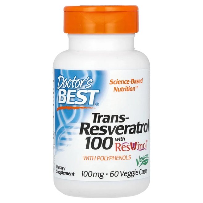 Trans-Resveratrol maisto papildas kapsulės