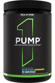 Rule One Pump, Blue Razz Lemonade, 330g, sporto papildas