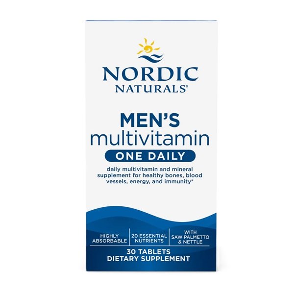 Nordic Naturals vyrų multivitaminas, 30 tablečių, maisto papildas