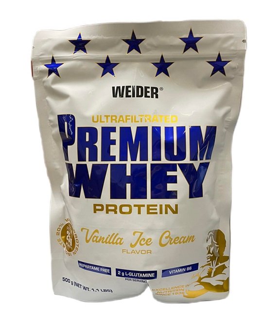 Weider Premium Whey, Vanilės skonio baltymų milteliai
