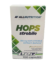 Allnutrition Hops Strobile, 350mg - 100 kapsulių maisto papildas