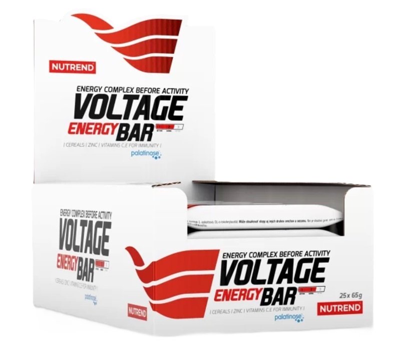 Nutrend Voltage energijos batonėlis, kokosų, 25 vnt
