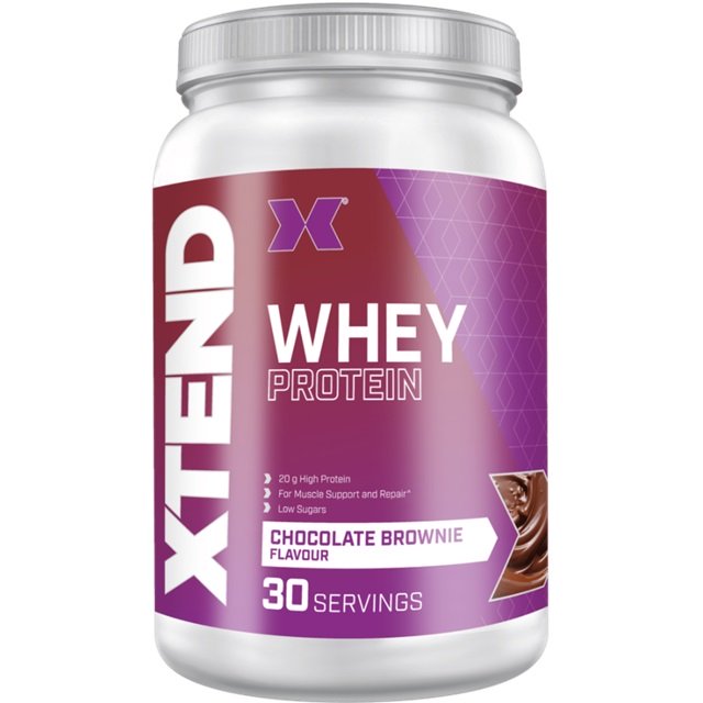 Xtend Whey Protein, Chocolate Brownie - 900 gramų, baltymų milteliai sportui
