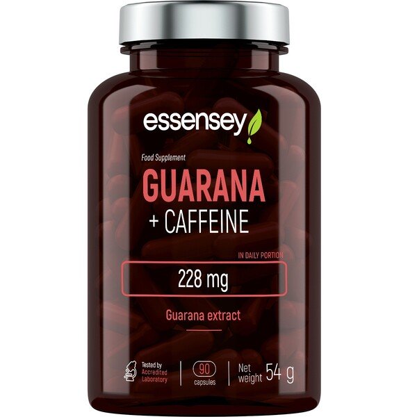 Guarana + kofeino maisto papildas kapsulės