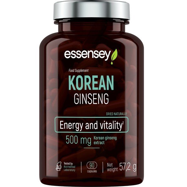 Essensey Korean Ginseng, 500mg - 90 kapsulių