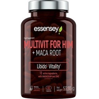 Essensey Multivit for Him + Maca Root - 90 kapsulių