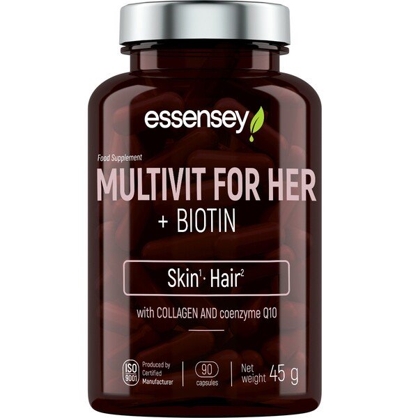 Essensey Multivit for Her + Biotin - 90 kapsulių