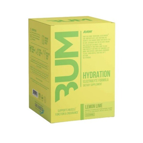 Raw Nutrition Bum Hydration, Lemon Lime - 20 x 5.8g maisto papildas