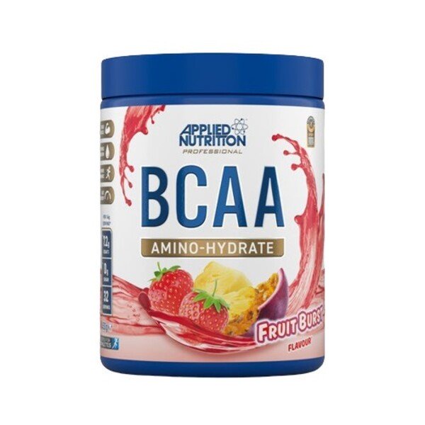 Applied Nutrition BCAA Amino-Hydrate, Fruit Burst - 450 g, sporto papildas