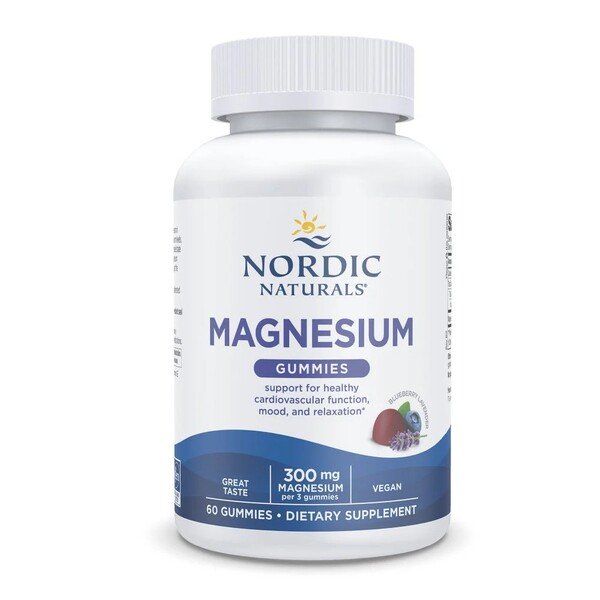 Nordic Naturals Magnio Guminukai, Mėlyna levanda - 60 vnt