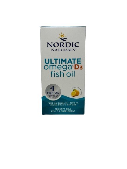 Nordic Naturals Omega-3 maisto papildas, citrinos skonio, 120 kapsulių