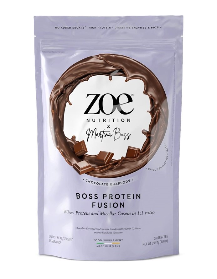 ZOE Nutrition Boss Protein Fusion, Chocolate Rhapsody - 454 gramų