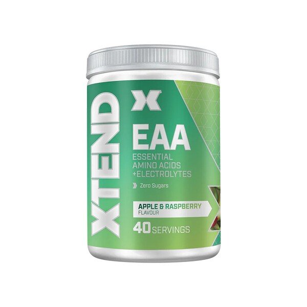 Xtend EAA + Electrolytes, obuolys ir avietė, maisto papildas