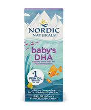 Nordic Naturals Baby's DHA Fish Oil, 1050mg Omega-3 with Vitamin D3 - 60 ml.