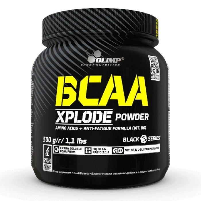 Olimp Nutrition BCAA Xplode, Xplosive Cola, sporto papildas, amino rūgštys, 500 g