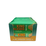 King Delicious Wafers, žemės riešutai, be pridėtinio cukraus, 80g