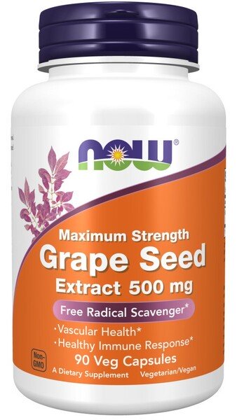 Grapeseed ekstraktas, 500mg, maisto papildas