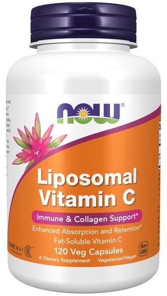 Liposominis vitaminas C, maisto papildas, imunitetui, 120 kapsulių