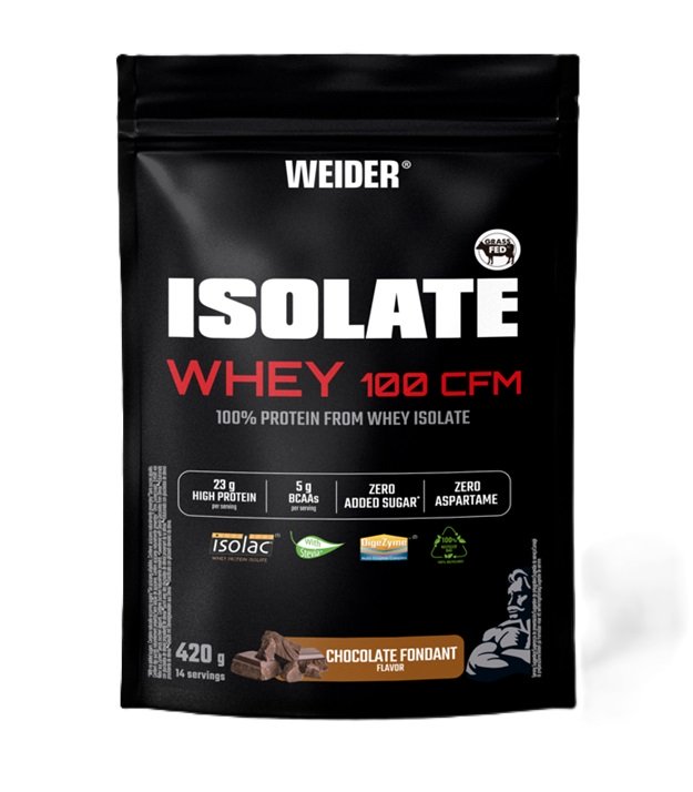 Weider Isolate Whey 100 CFM, Šokolado fondantas, maisto papildas