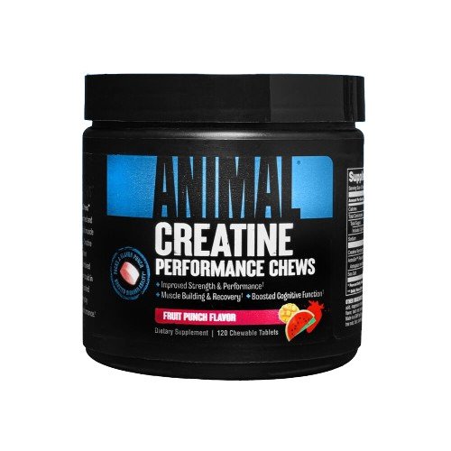 Animal Creatine Chews, Fruit Punch (EAN 039442005472) - 120 chewable tablets