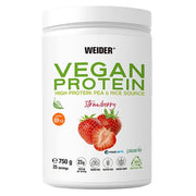 Weider Vegan Protein, Strawberry - 750 gramų