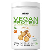 Weider Vegan Protein, Cookies - 750 gramų