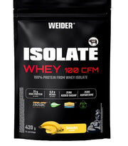 Weider Isolate Whey 100 CFM, Banana - 420 g maisto papildas