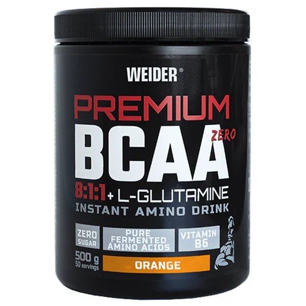 Weider Premium BCAA Zero, Orange - 500 g maisto papildas