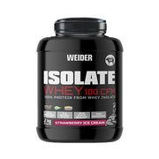 Weider Isolate Whey 100 CFM, Braškių ledų skonio, 2000 g, baltymai