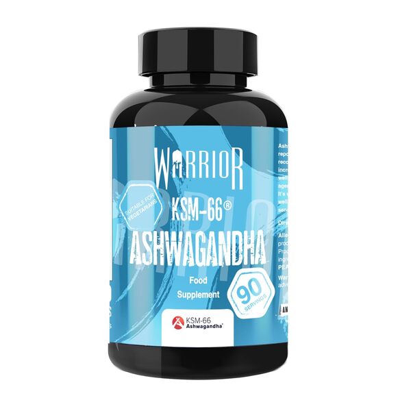 Warrior Ashwagandha KSM-66 kapsulės