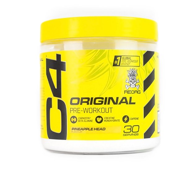 Cellucor C4 Original, Pineapple Head - 198 g, sporto papildas
