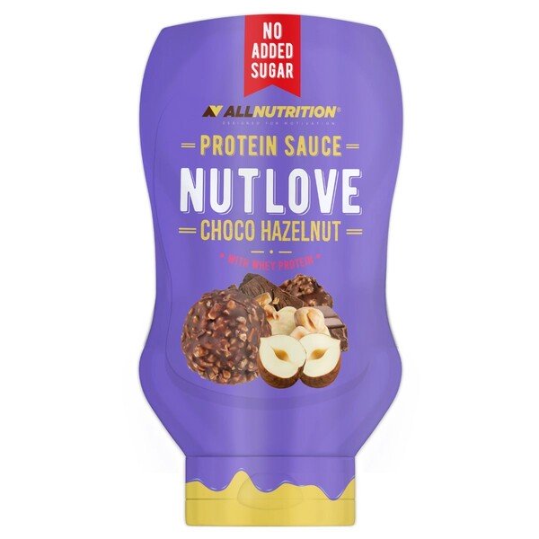 Allnutrition Nutlove Protein Sauce, Choco Hazelnut, 280 ml