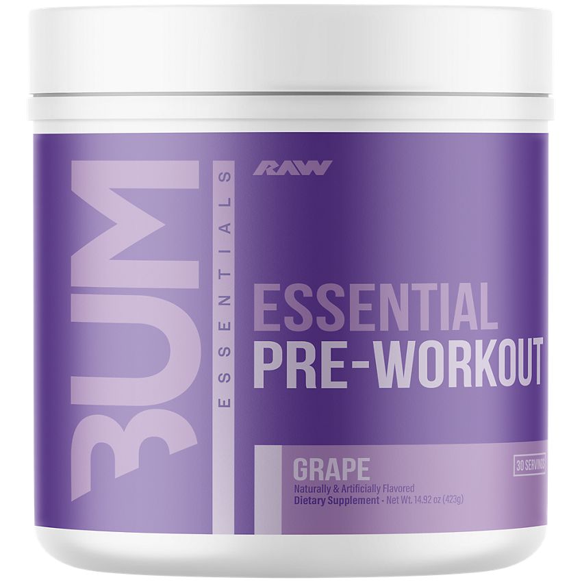 Raw Nutrition CBUM Essential Pre-Workout, Grape - 423 gramų