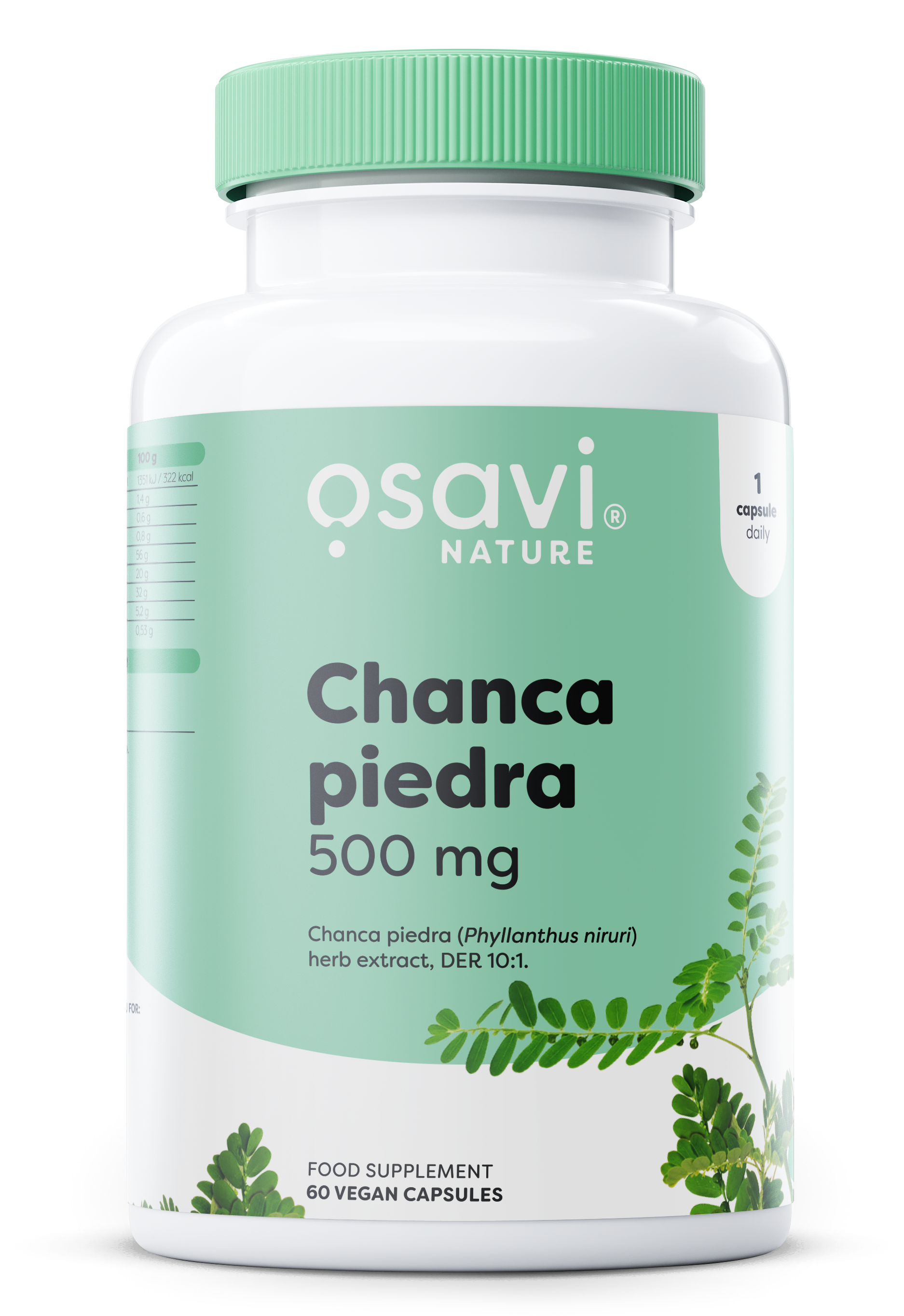 Osavi Chanca Piedra, 500mg - 60 kapsulių, sveikatos papildas